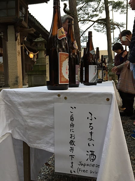 石浦神社にて