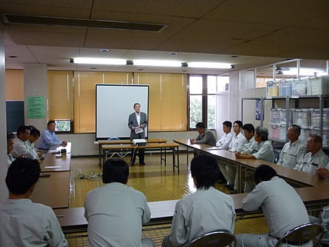 新会長の挨拶