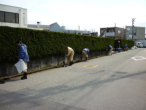 みんなでどろあげ